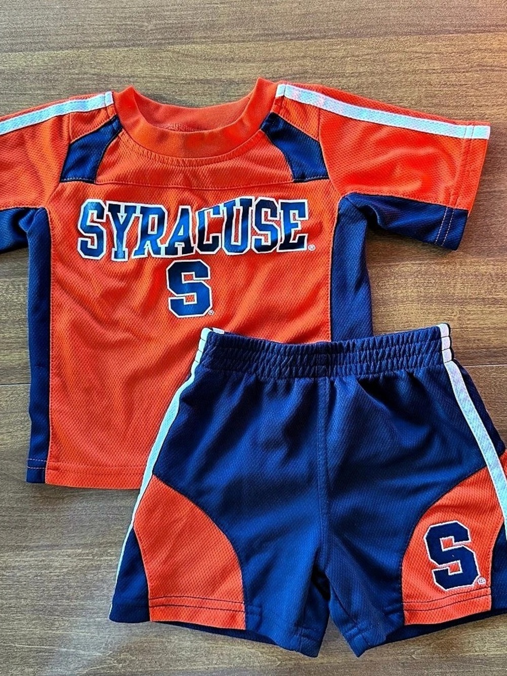NCAA Syracuse Baby 12M Athletic Matching Set
